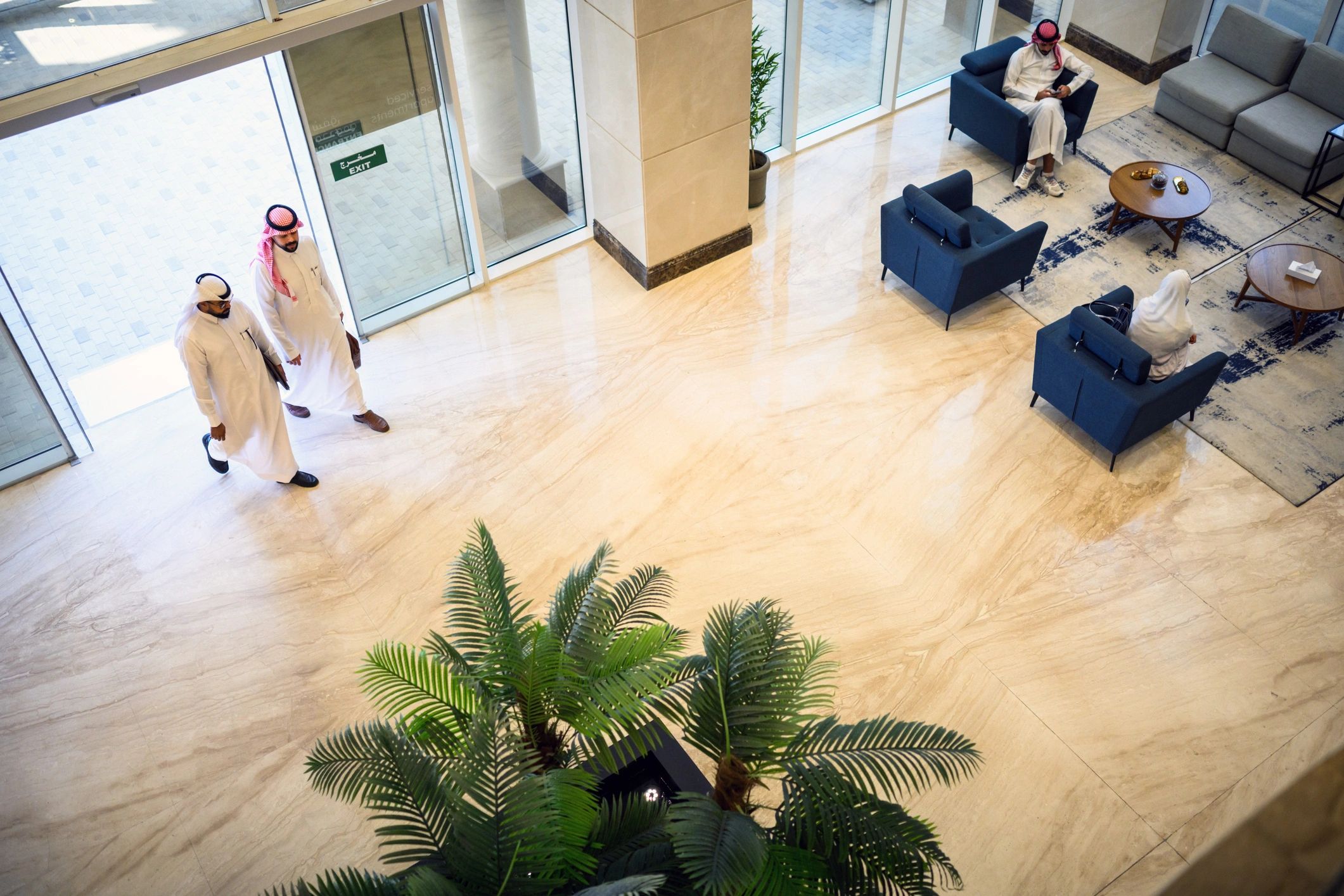Luxury hospitality setting for premium arrivals