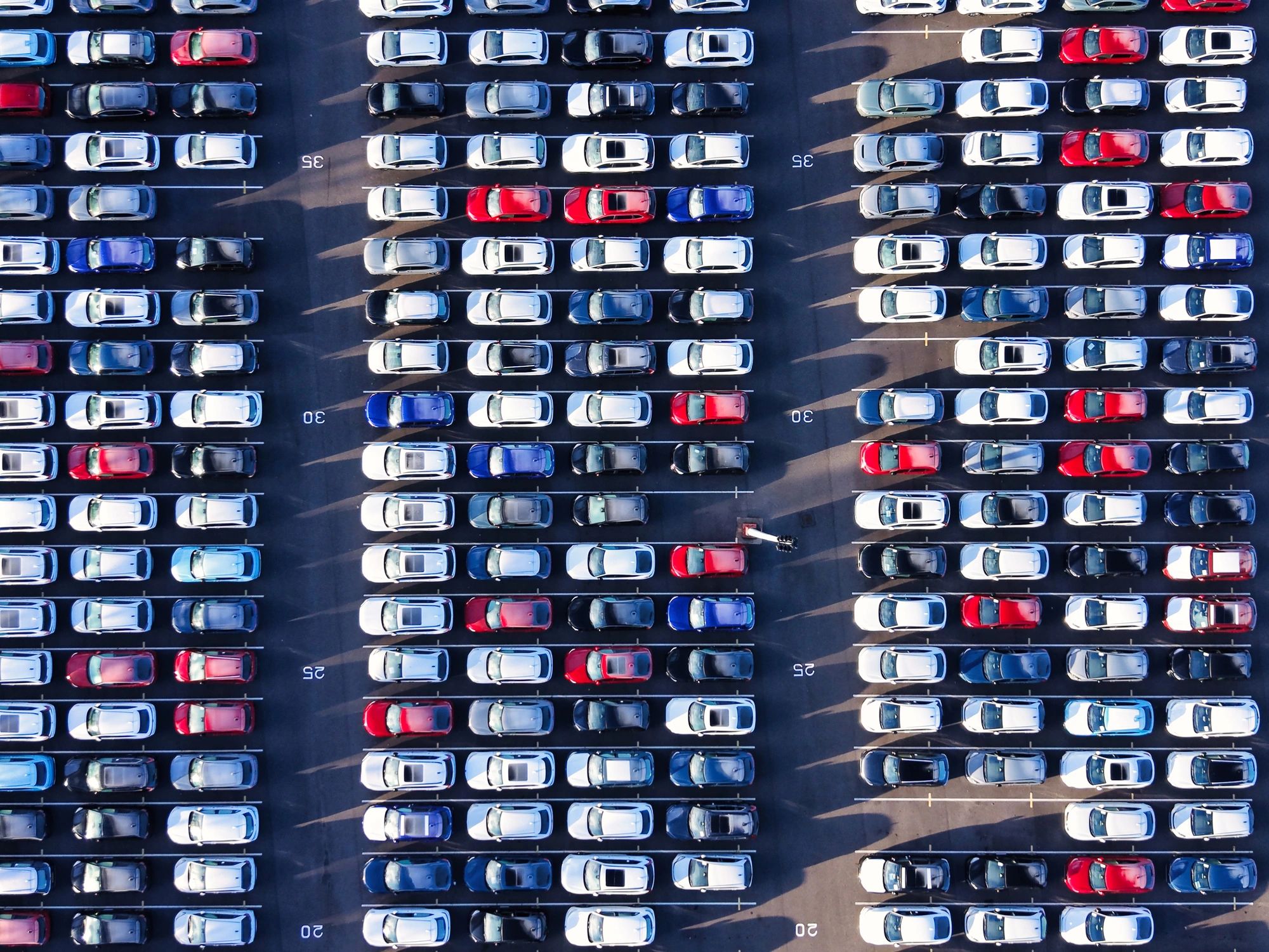 Structured vehicle storage and parking operations