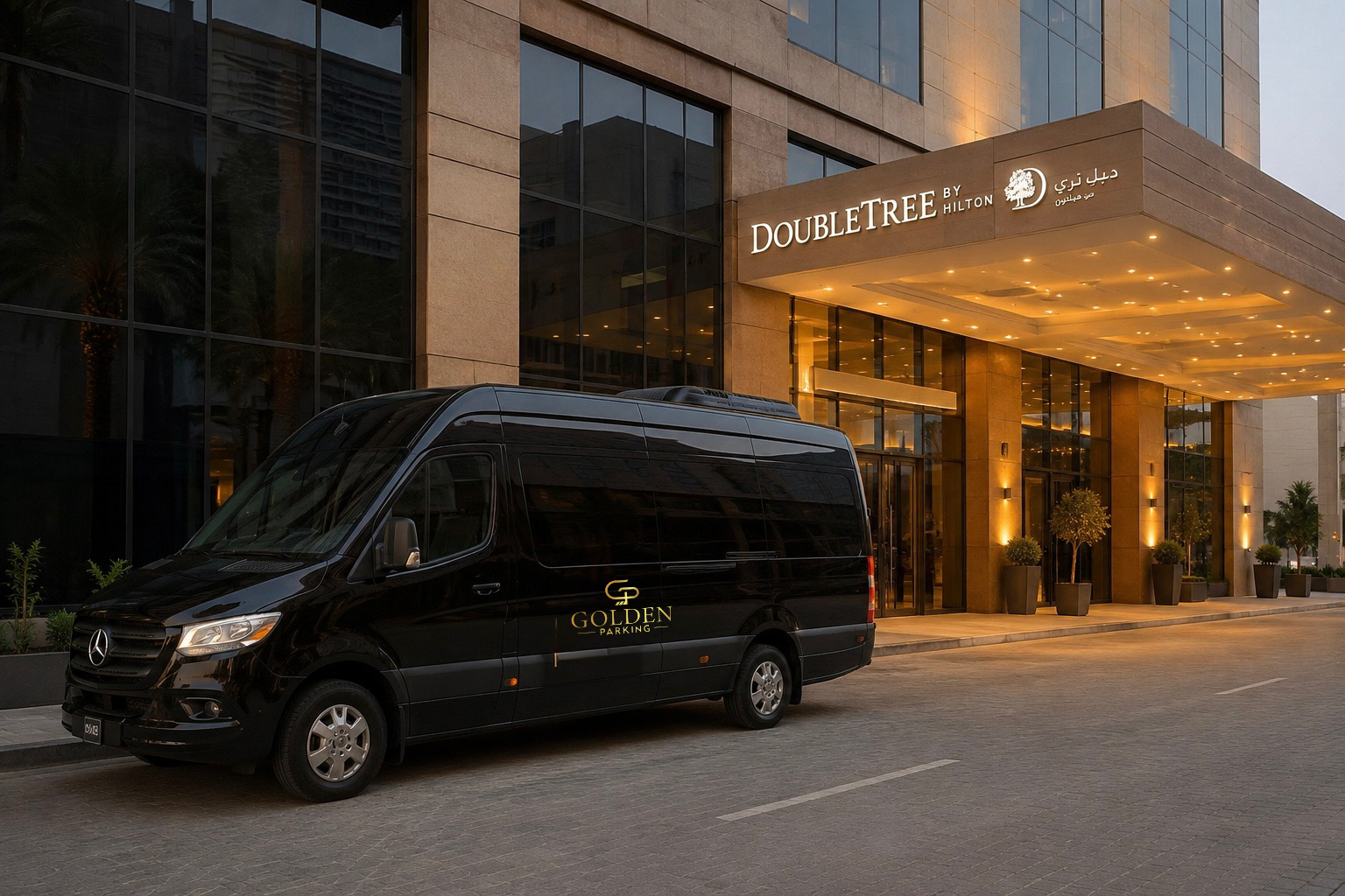جولدن باركينج Mercedes Sprinter hotel transfer